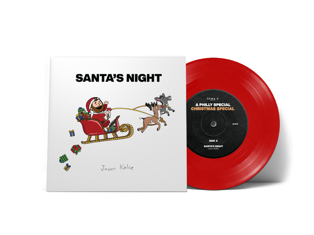 Jason Kelce Christmas Special - Santa's Night 7 Inch Vinyl and Puzzle – A  Philly Special Christmas