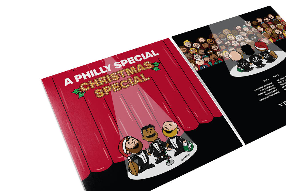 A Philly Special Christmas Special 2023 Red Vinyl Album